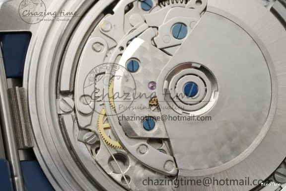 MIROTIME 0206 Attractive Aquatimer Chrono SS RSF 1:1 Best Edition Blue Dial on Blue Rubber Strap A 7056